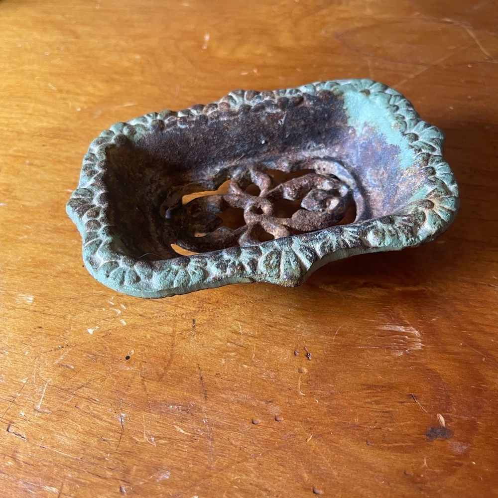 Vintage Cast Iron Soap Dish